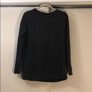 Mossimo Gray Sweatshirt with Zipper.